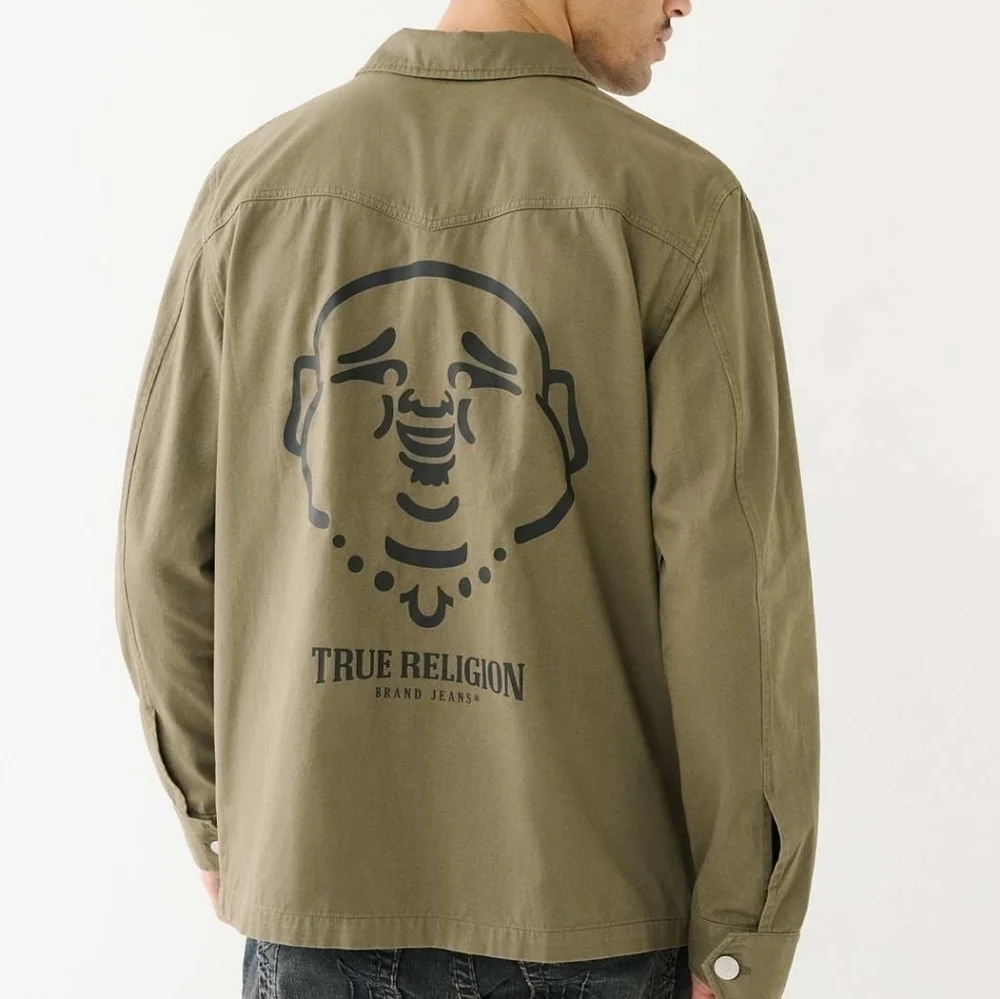 True Religion Military Green Jacket Size Small NWT